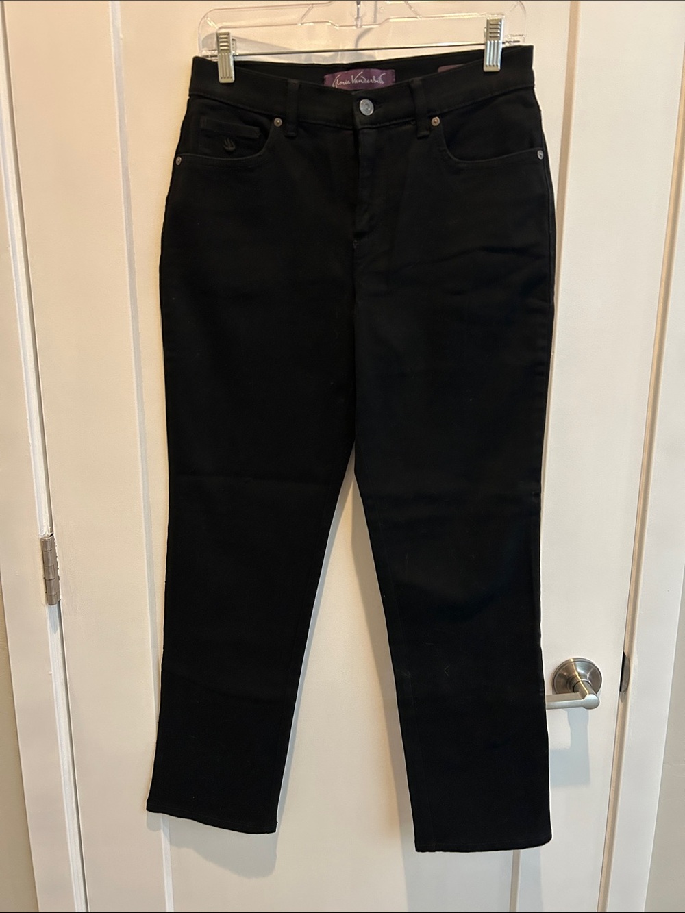 Gloria Vanderbilt Black Straight Leg Jeans